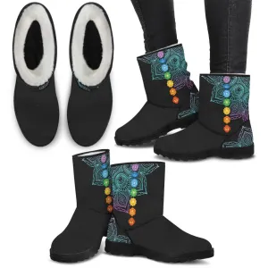 Chakra Faux Fur Boots