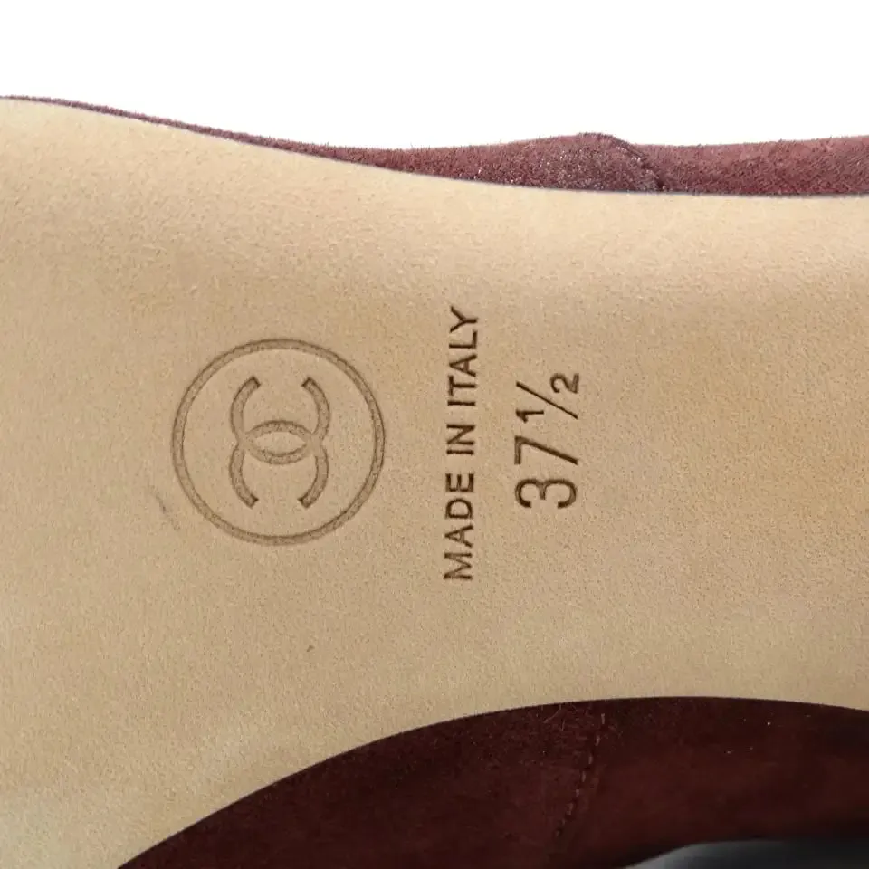 Chanel Russian Collection Bordeaux Boots