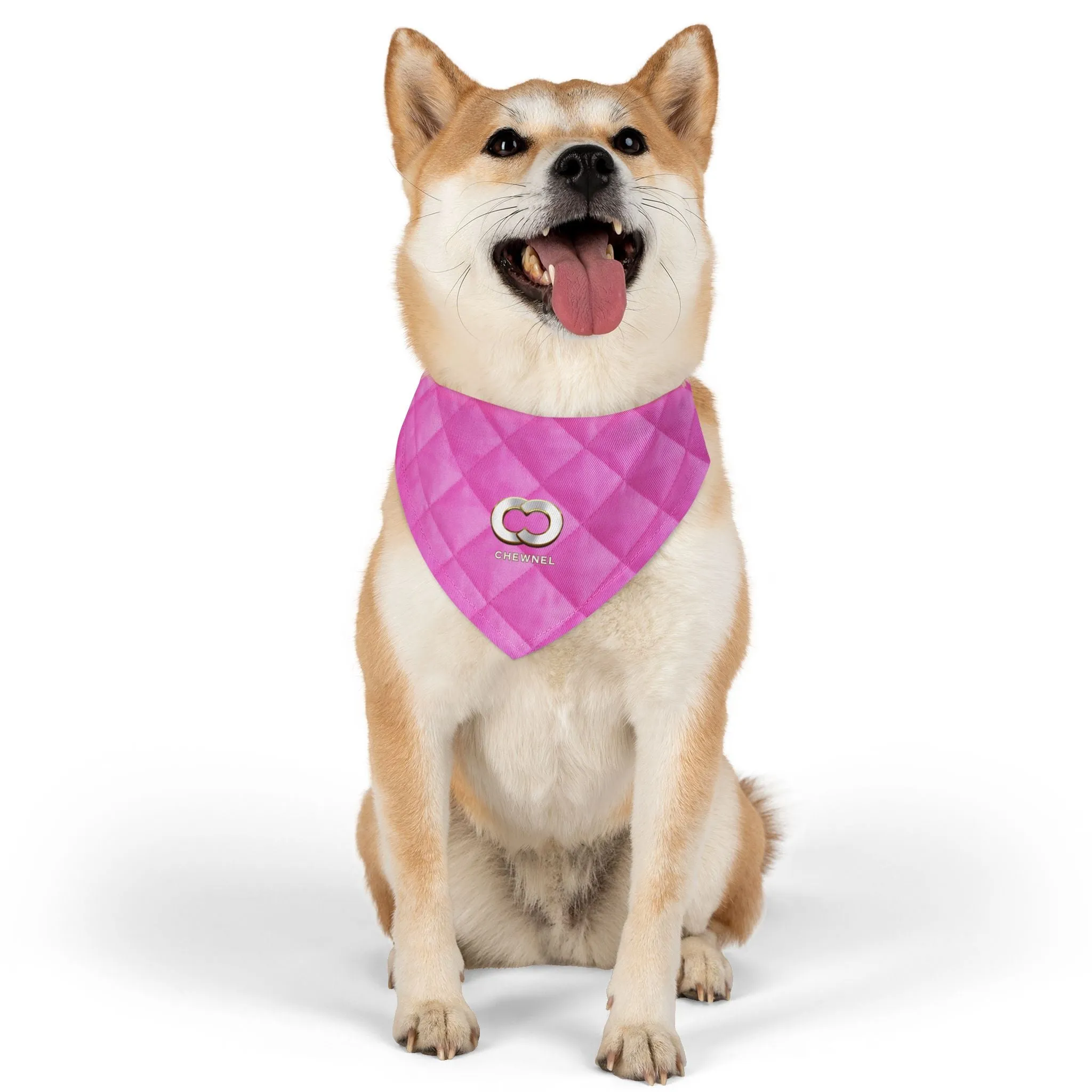Chewnel Faux-Designer Pet Bandana Collar