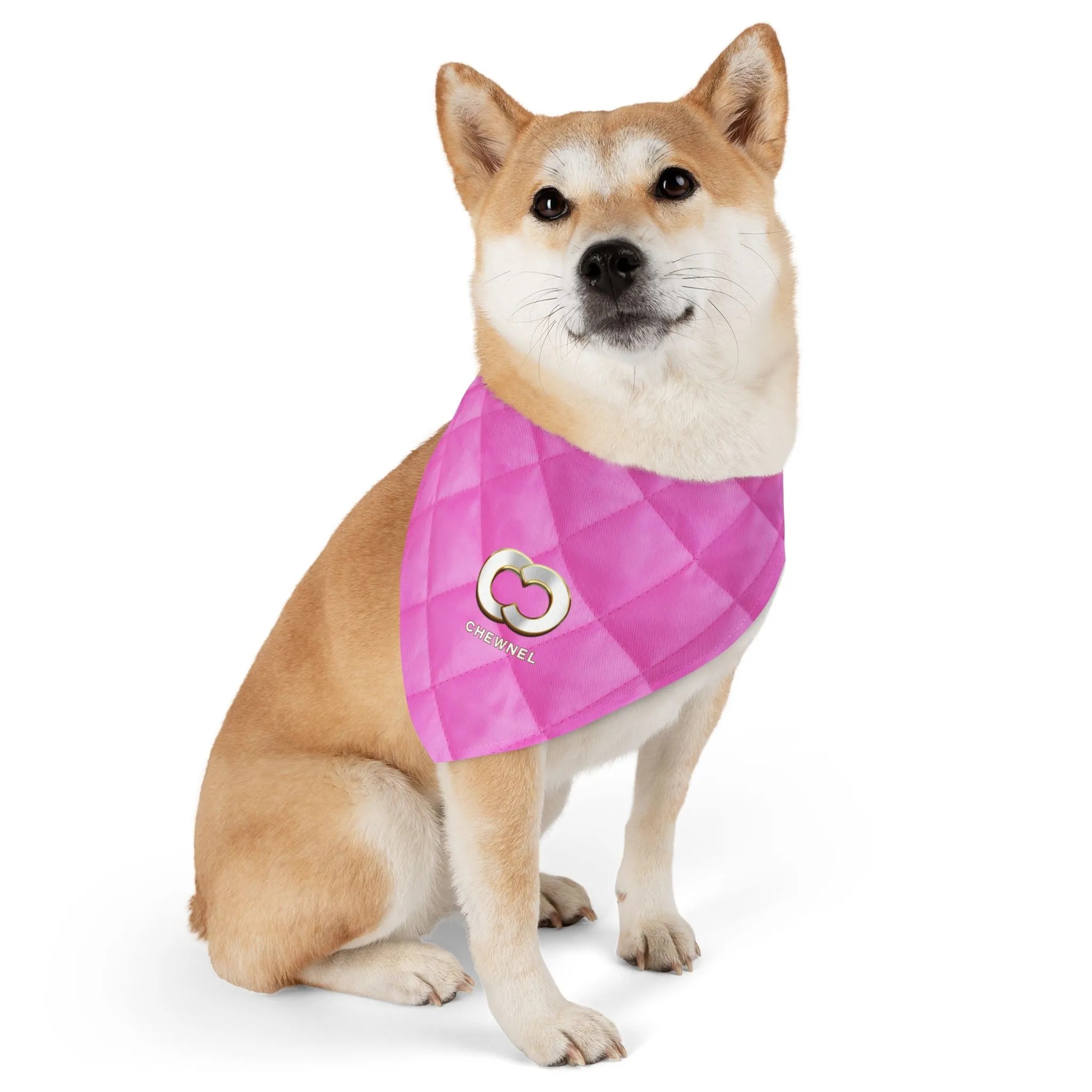 Chewnel Faux-Designer Pet Bandana Collar
