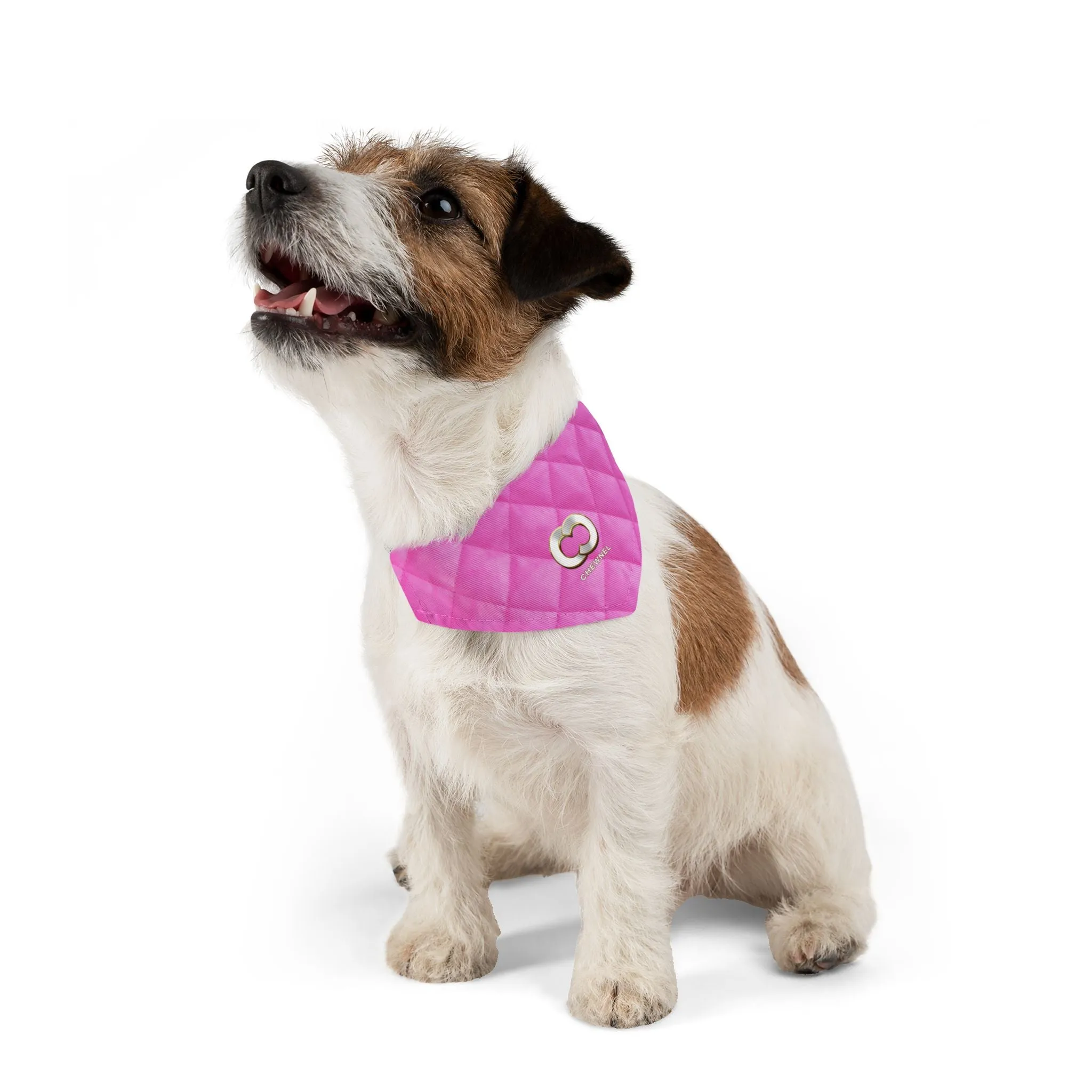 Chewnel Faux-Designer Pet Bandana Collar