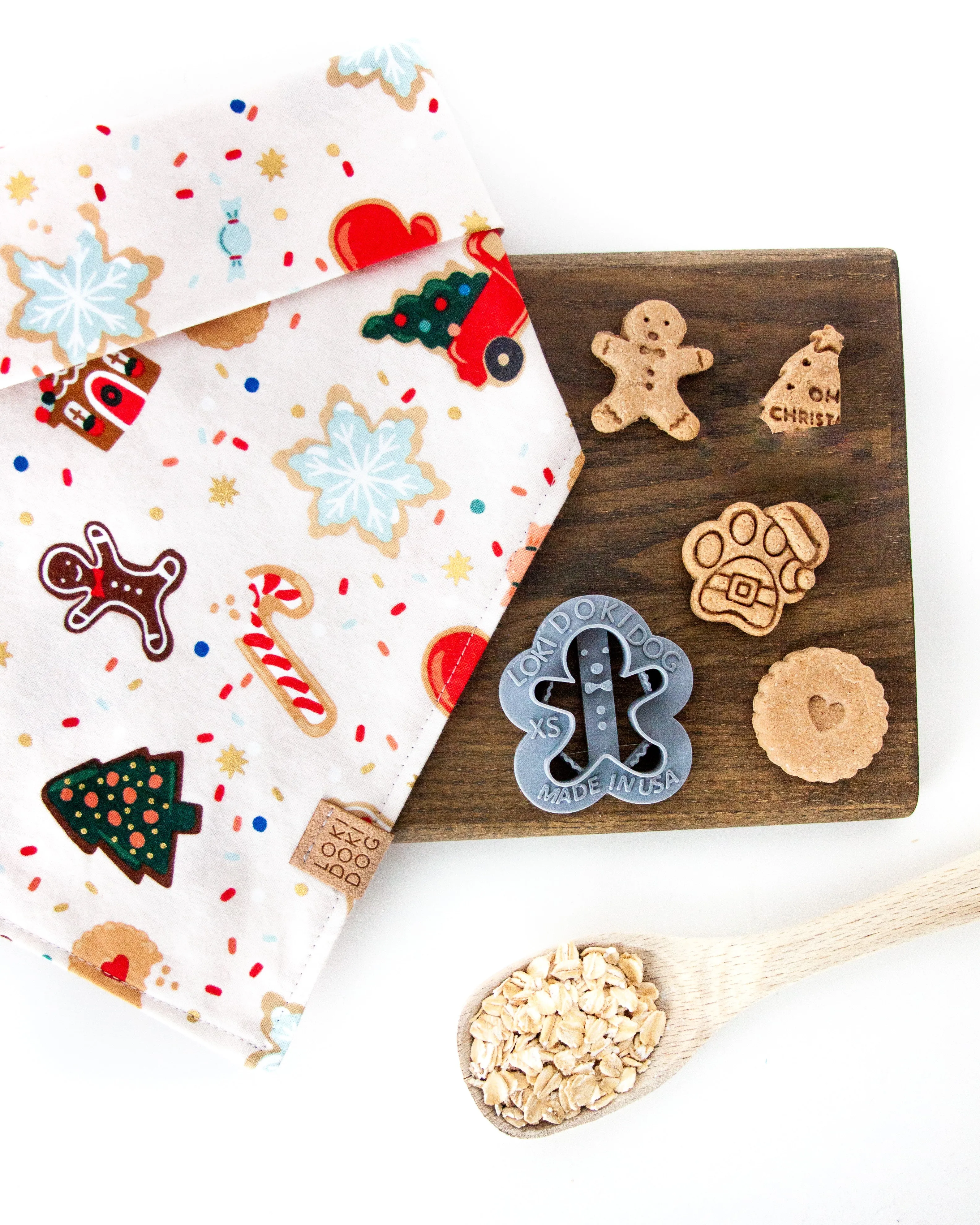 Christmas Cookies Dog Bandana