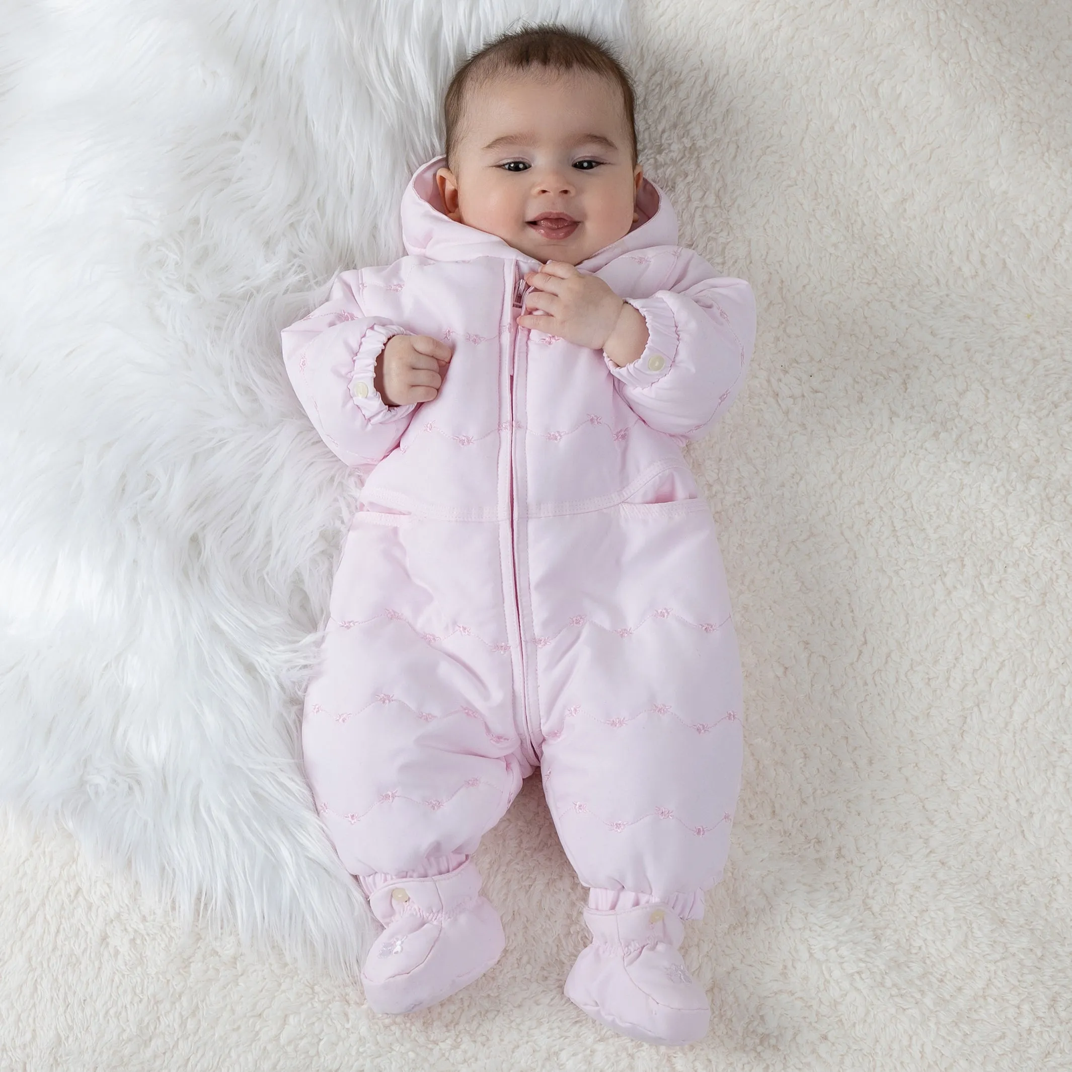 Cicely Rosebud Girls Winter Pramsuit