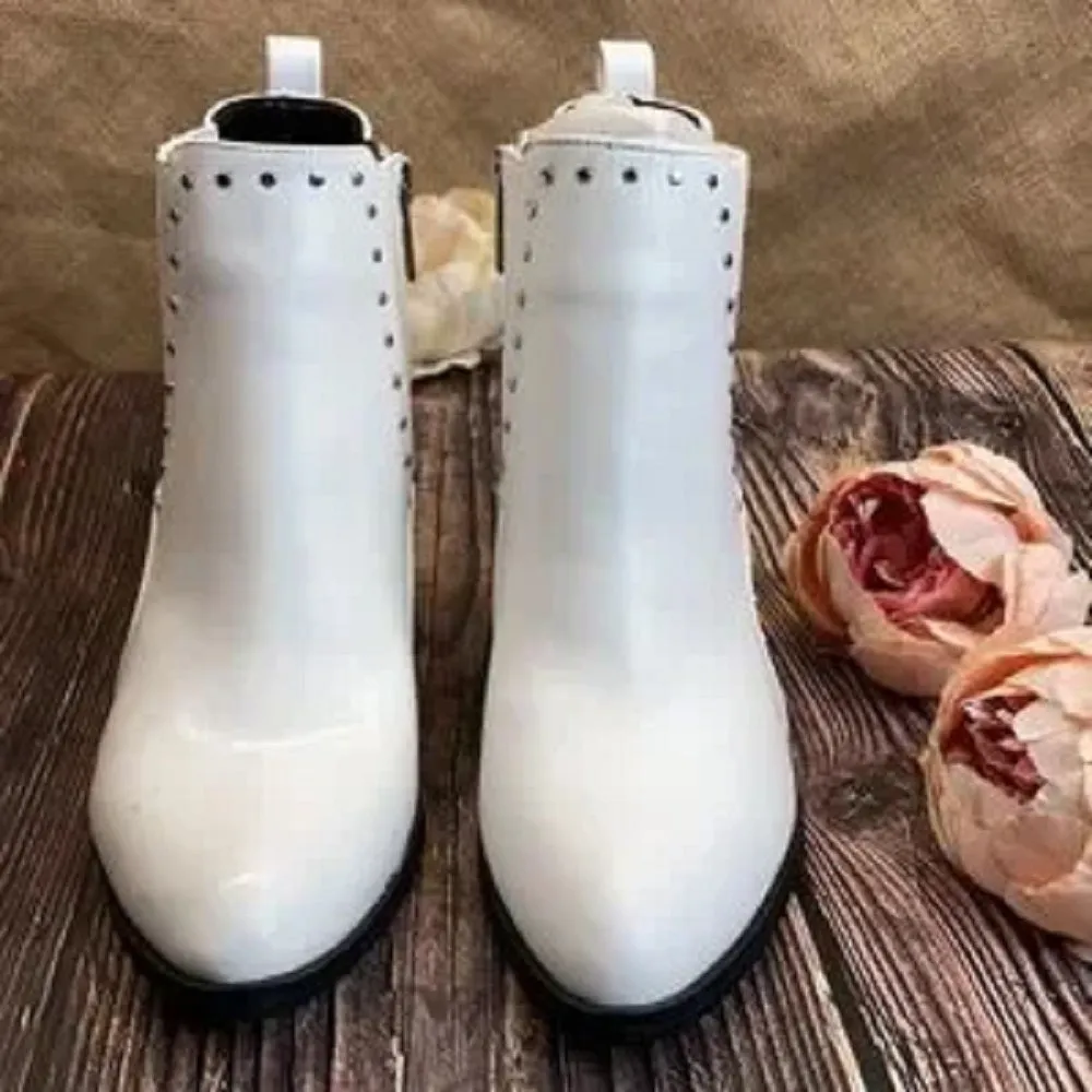 Circus by Sam Edelman White Jenna Booties 6.5M