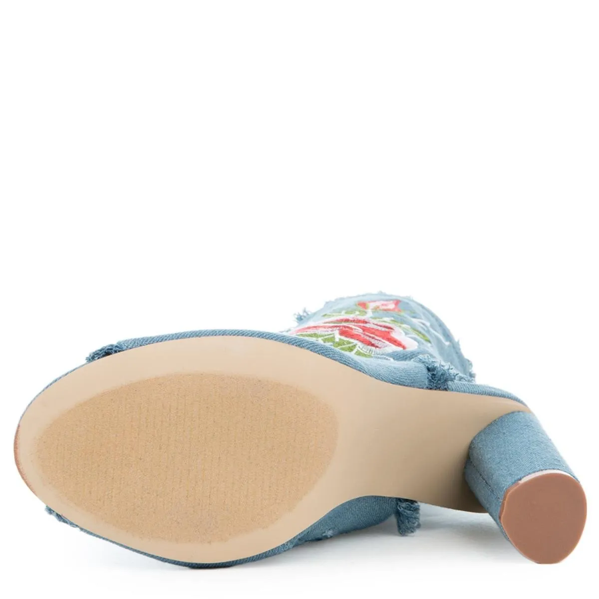 Connie-53 Blue Booties Denim