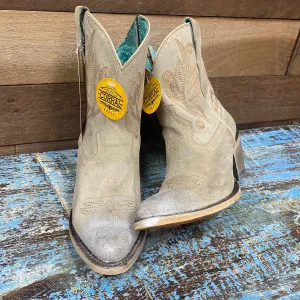 Corral Bone Embroidery Ankle Boot