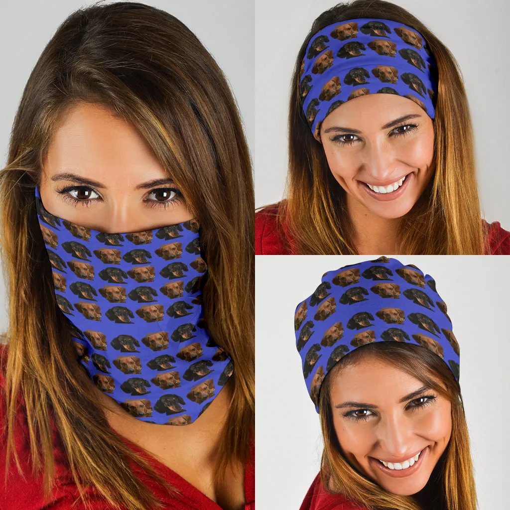 Dachshund Bandana Set - Brown & Black & Tan