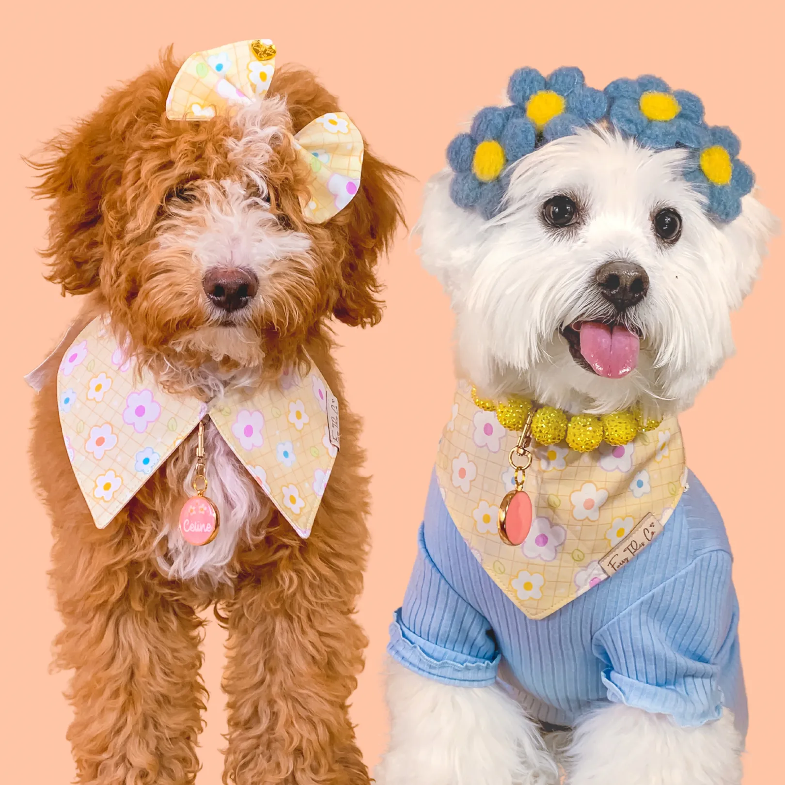 Dainty Floral Bandana