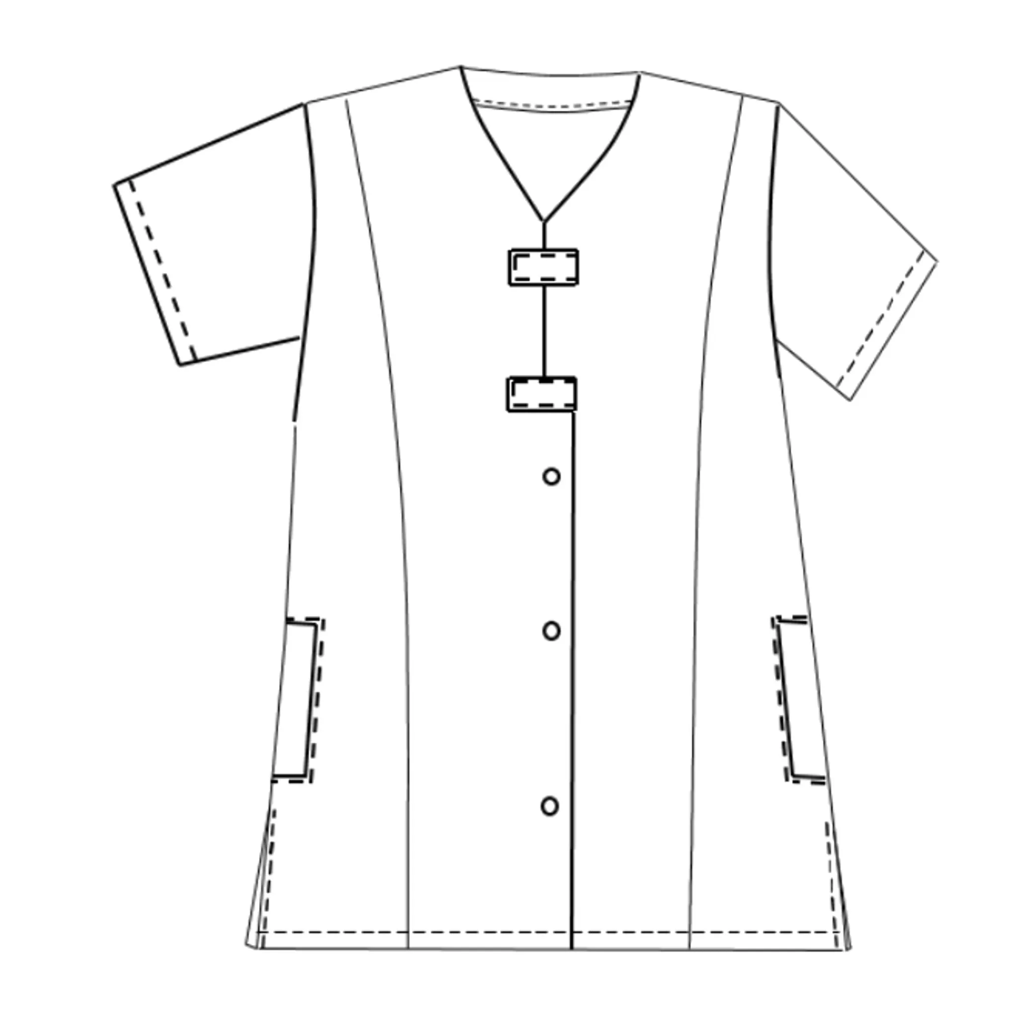 Delphy - Tunic - Short sleeves - Women - 75 cm