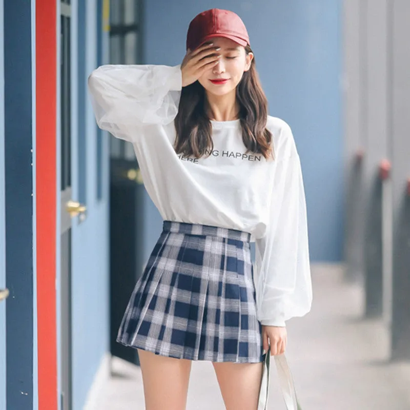 [@denisastefanescuu] "NOTHING HAPPEN HERE" LONG SLEEVES  SKIRT K102206REVIEW