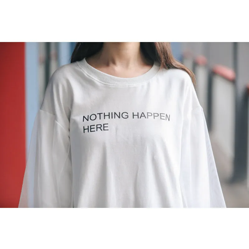 [@denisastefanescuu] "NOTHING HAPPEN HERE" LONG SLEEVES  SKIRT K102206REVIEW
