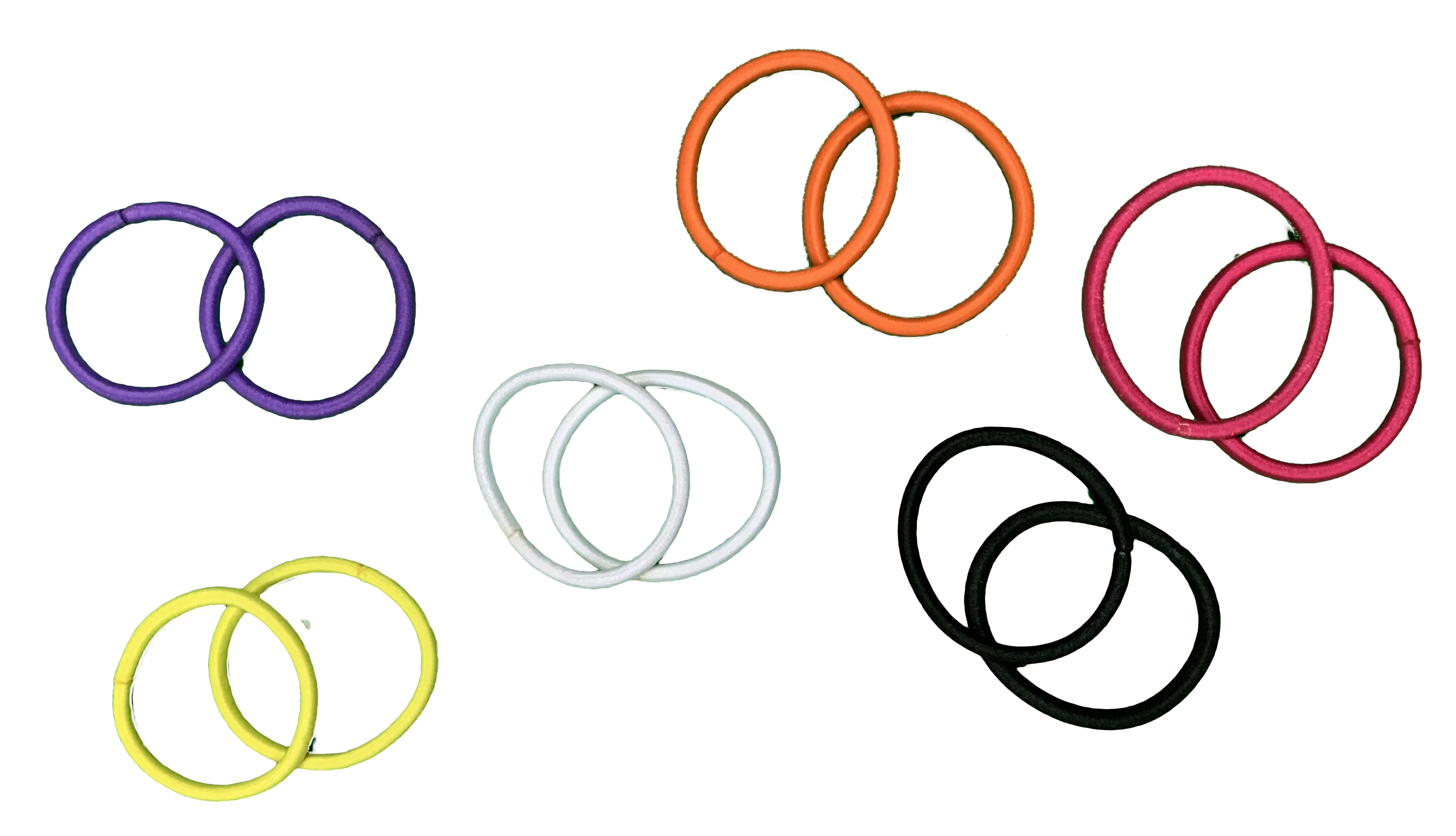 DIY Face Mask Kit- 6 bandanas   12 Pony Tail Holders - Make 6 Masks (Dk Brn)