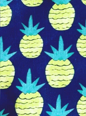 Dog Bandanas - Blue Pineapple
