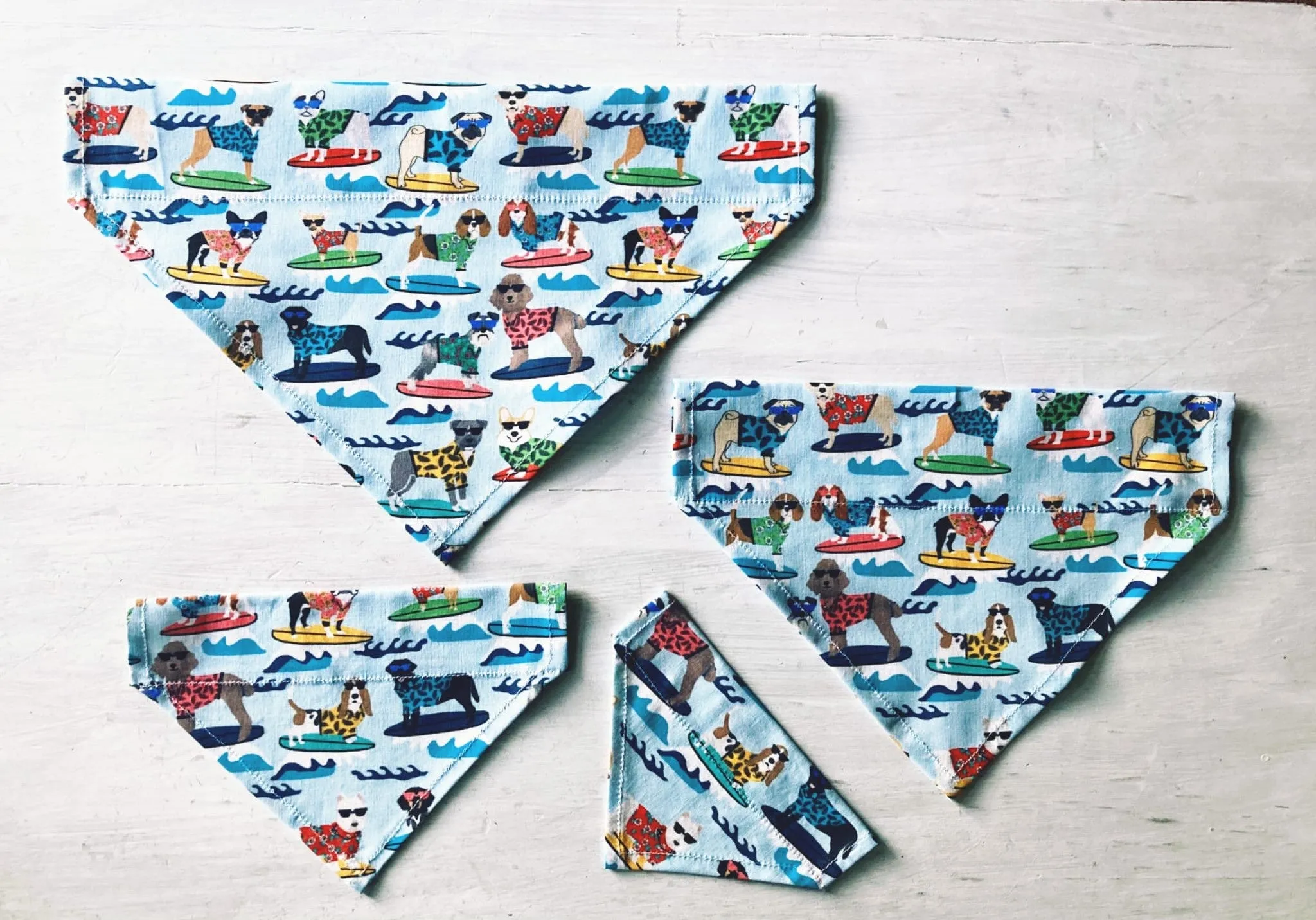 Dog Bandanas - Surf Dogs