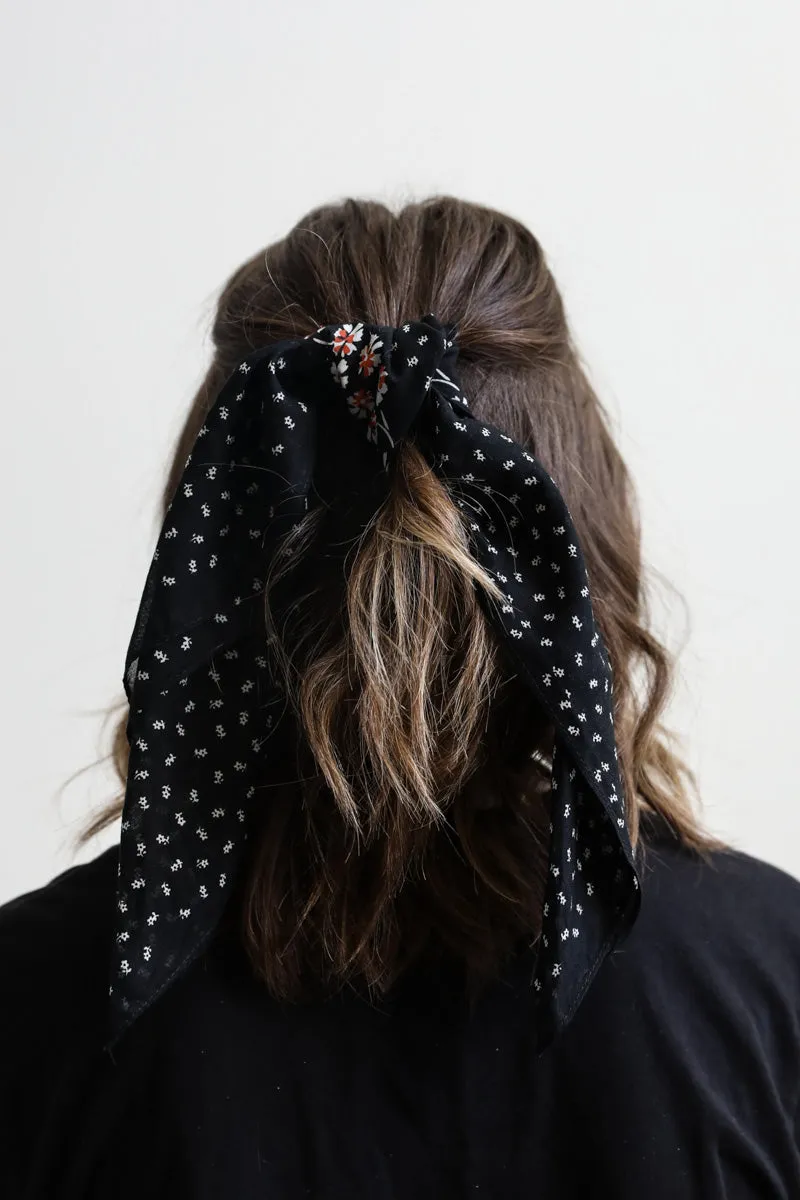 Dotted & Floral Bandana