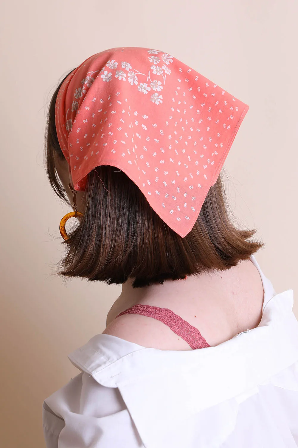 Dotted & Floral Bandana