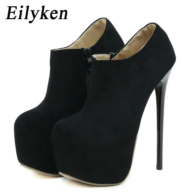 Eilyken Round Toe Ankle Booties