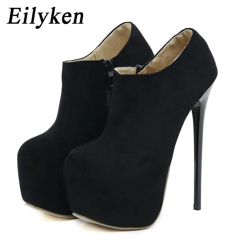 Eilyken Round Toe Ankle Booties