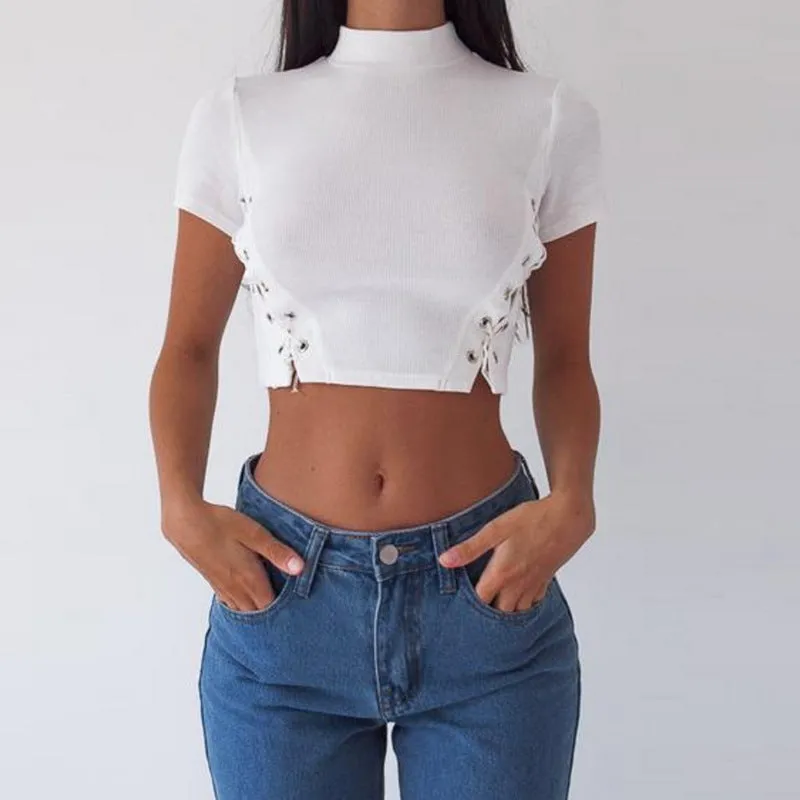 Explosive Sexy Side Tie T-shirt
