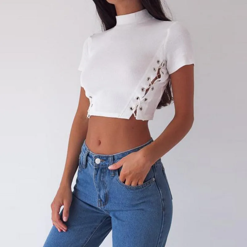 Explosive Sexy Side Tie T-shirt