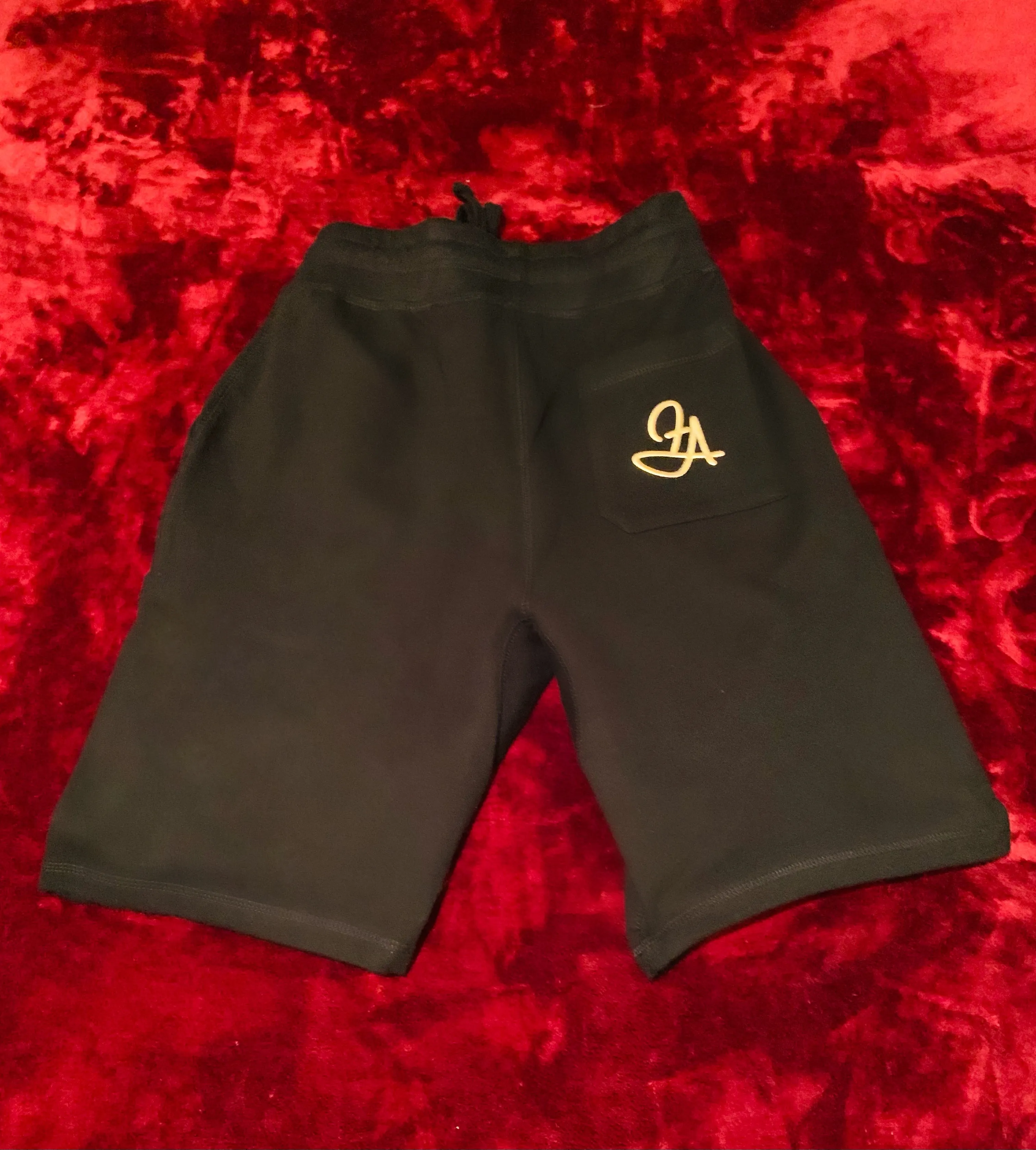 Fallon Aurielle Unisex Signature 3 Piece EST. 2018 Short Set (Black & Gold)