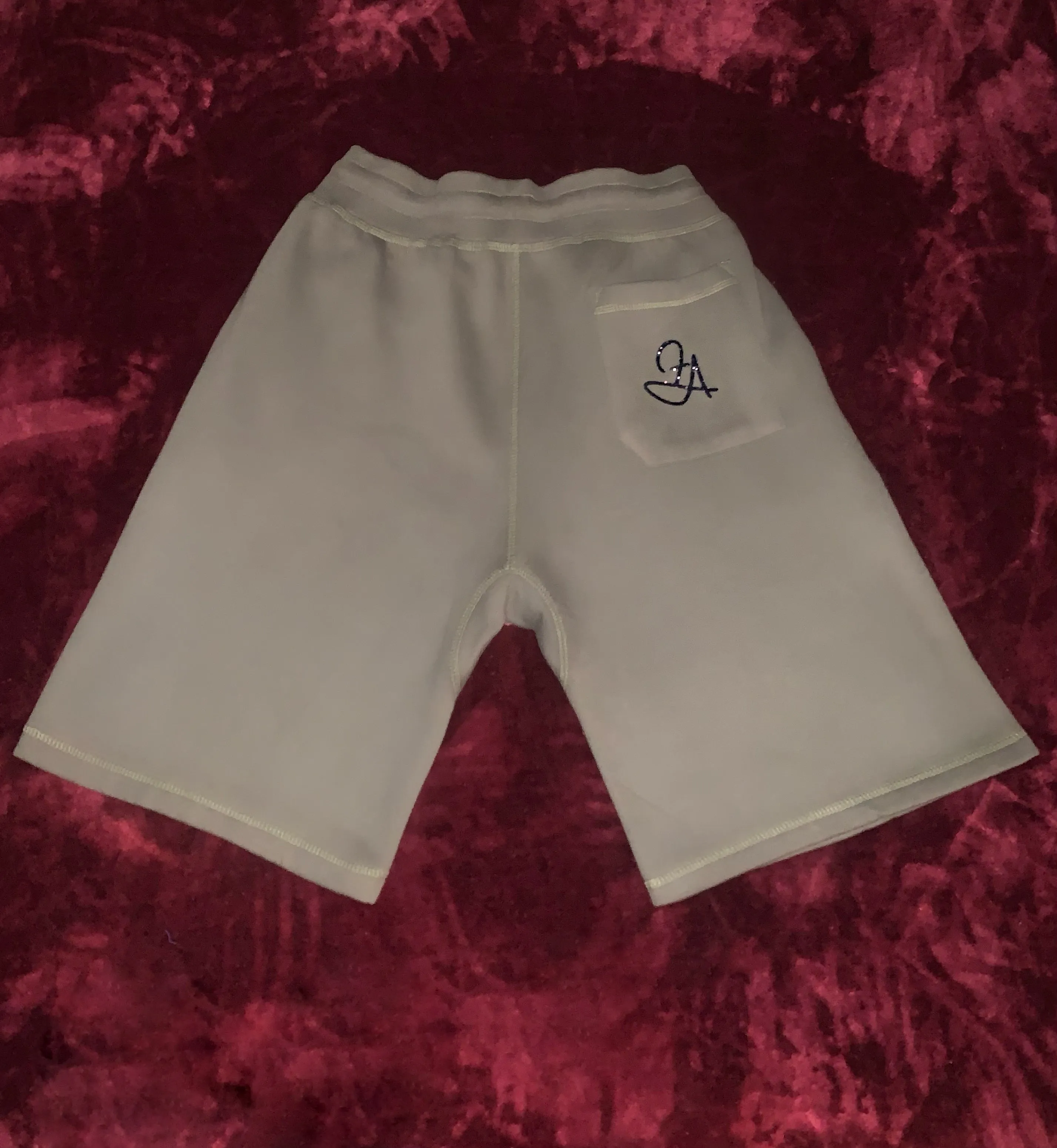 Fallon Aurielle Unisex Signature Paris Short Set (Olive Green & Black)