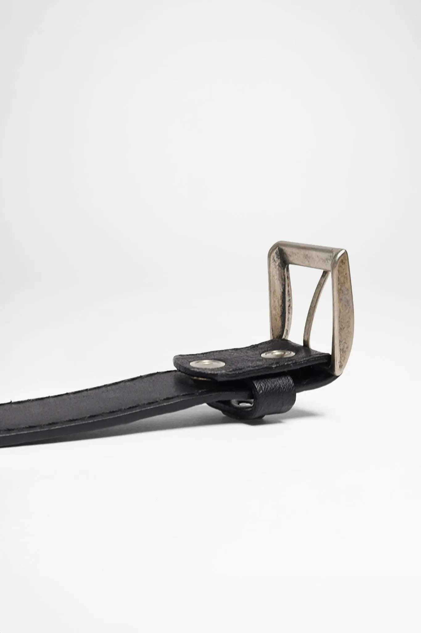 FG5855 Schwarz Ledergürtel - Avestruz