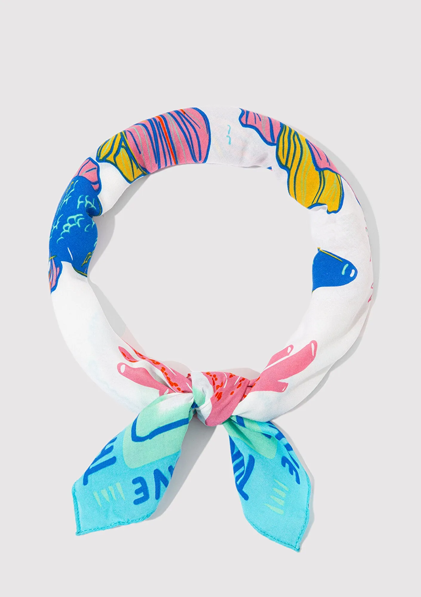 Fish Printed Bandana