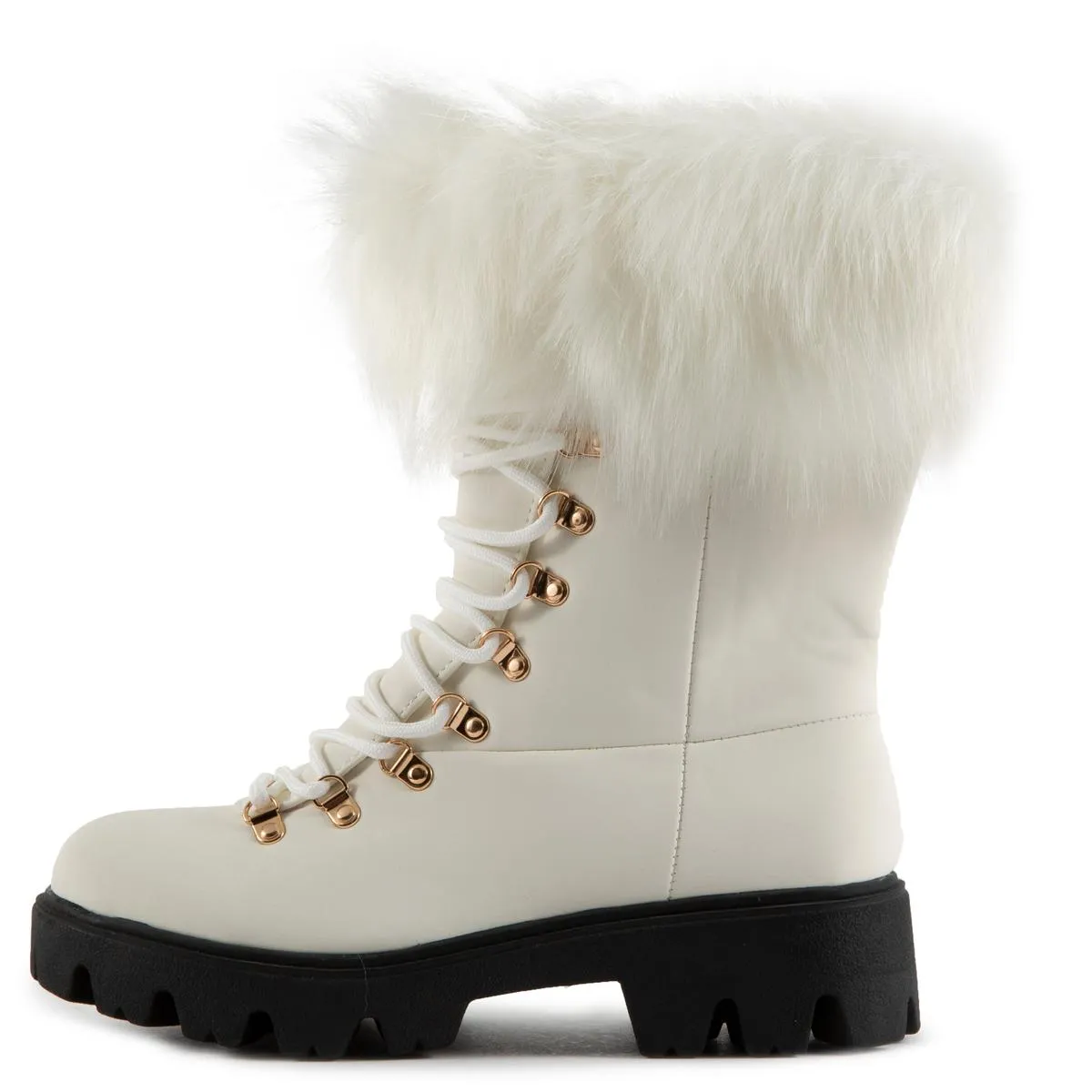 Force-11 Lace-Up Fur Boots
