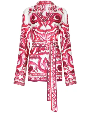 Fuchsia Tris Majolica Blouse