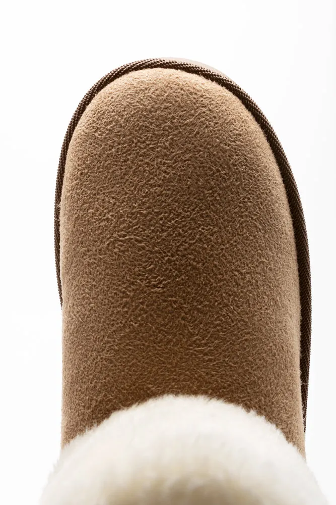 Fur Comfy Boots Natural