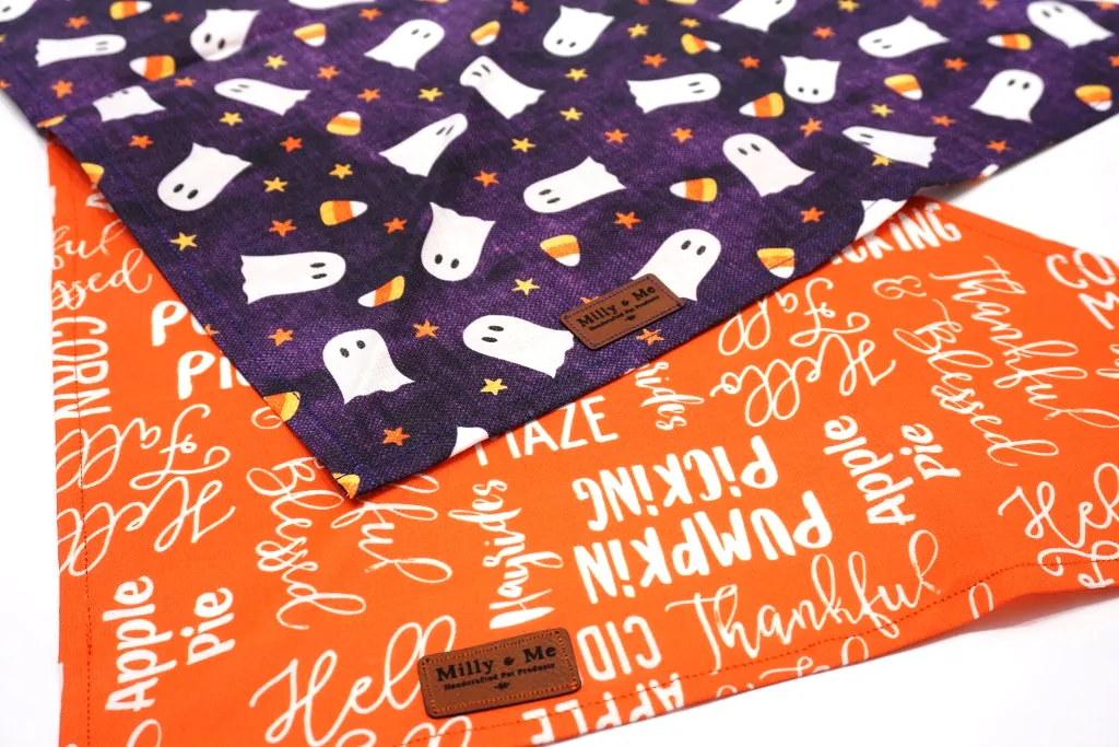 Ghosts & Candy Corn - Pet Bandana