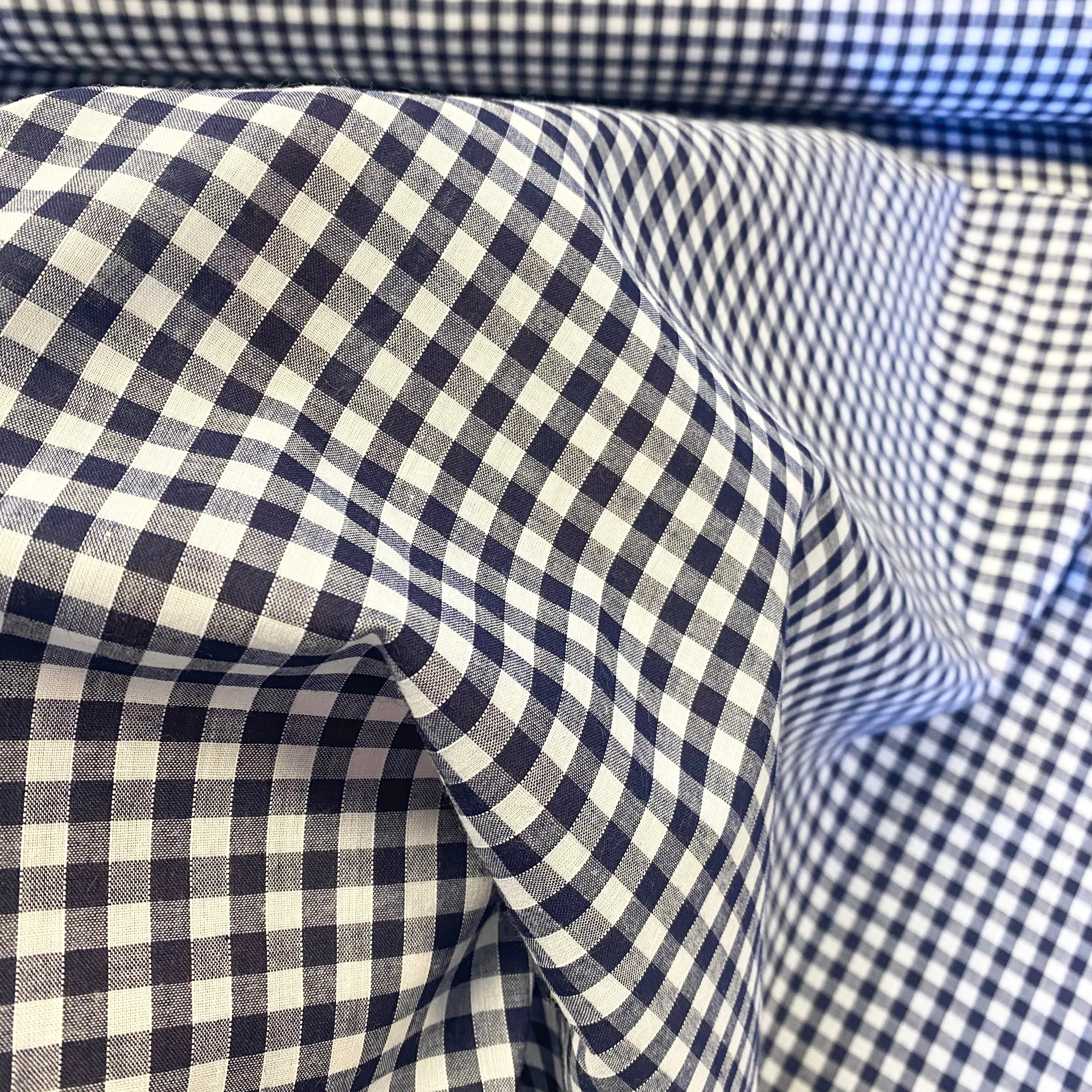 Gingham - 1/4'' Navy