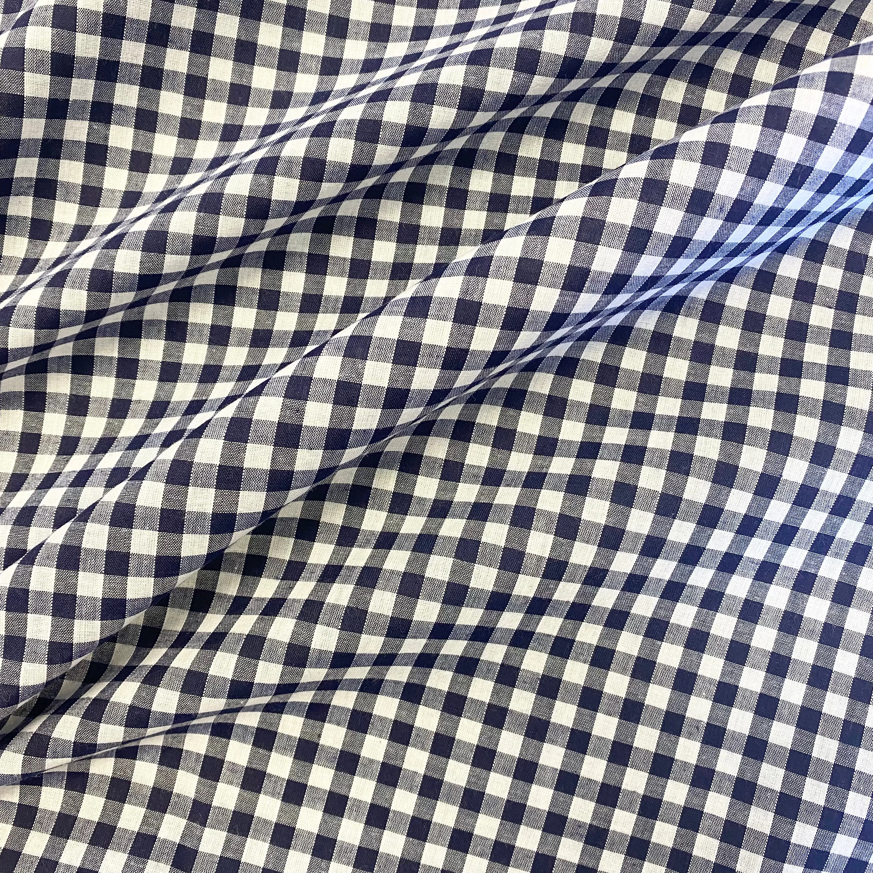 Gingham - 1/4'' Navy