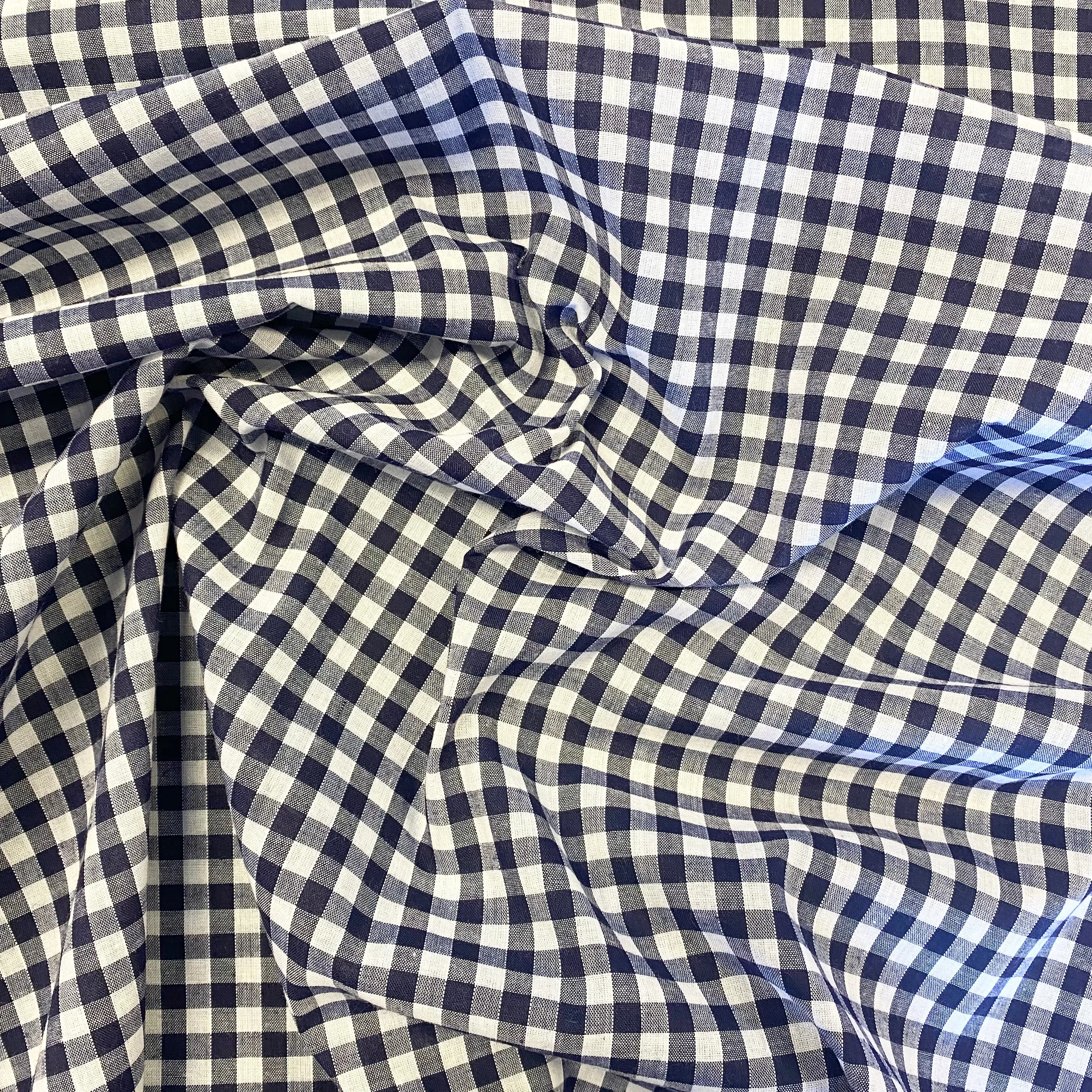 Gingham - 1/4'' Navy