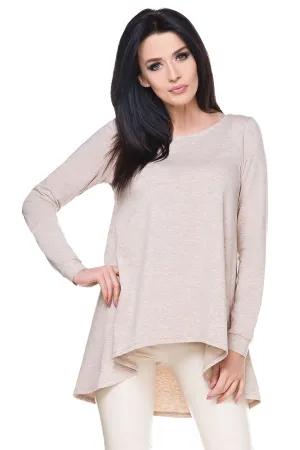 Glistening Thread Relaxed Knit Tunic