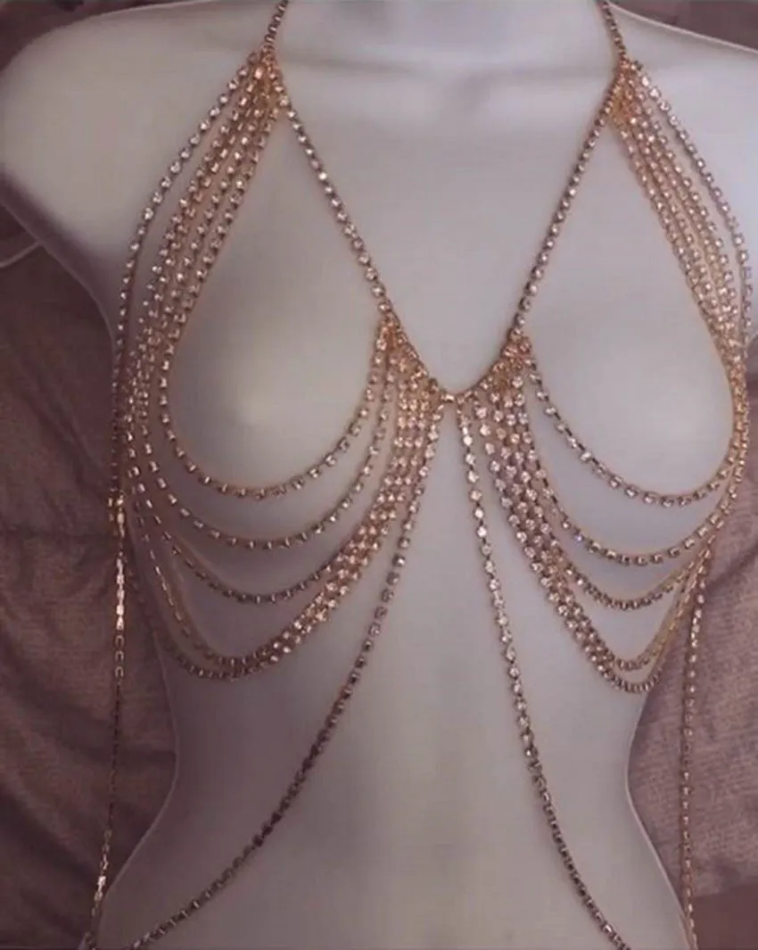 Gold Bikini Belly chain
