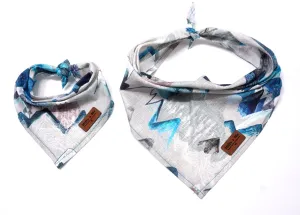 Grey Blue Mountains - Pet Bandana