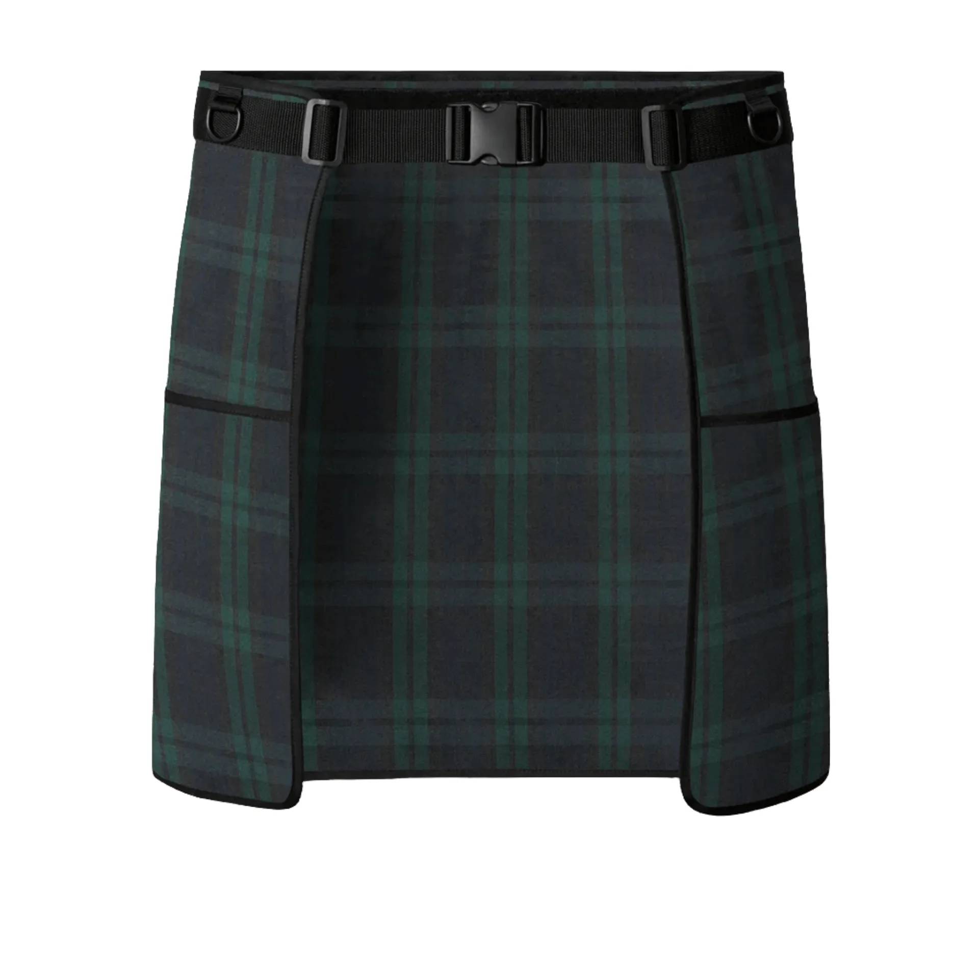 GRILLKILT | Grilling Apron with Bib| Black Watch Tartan