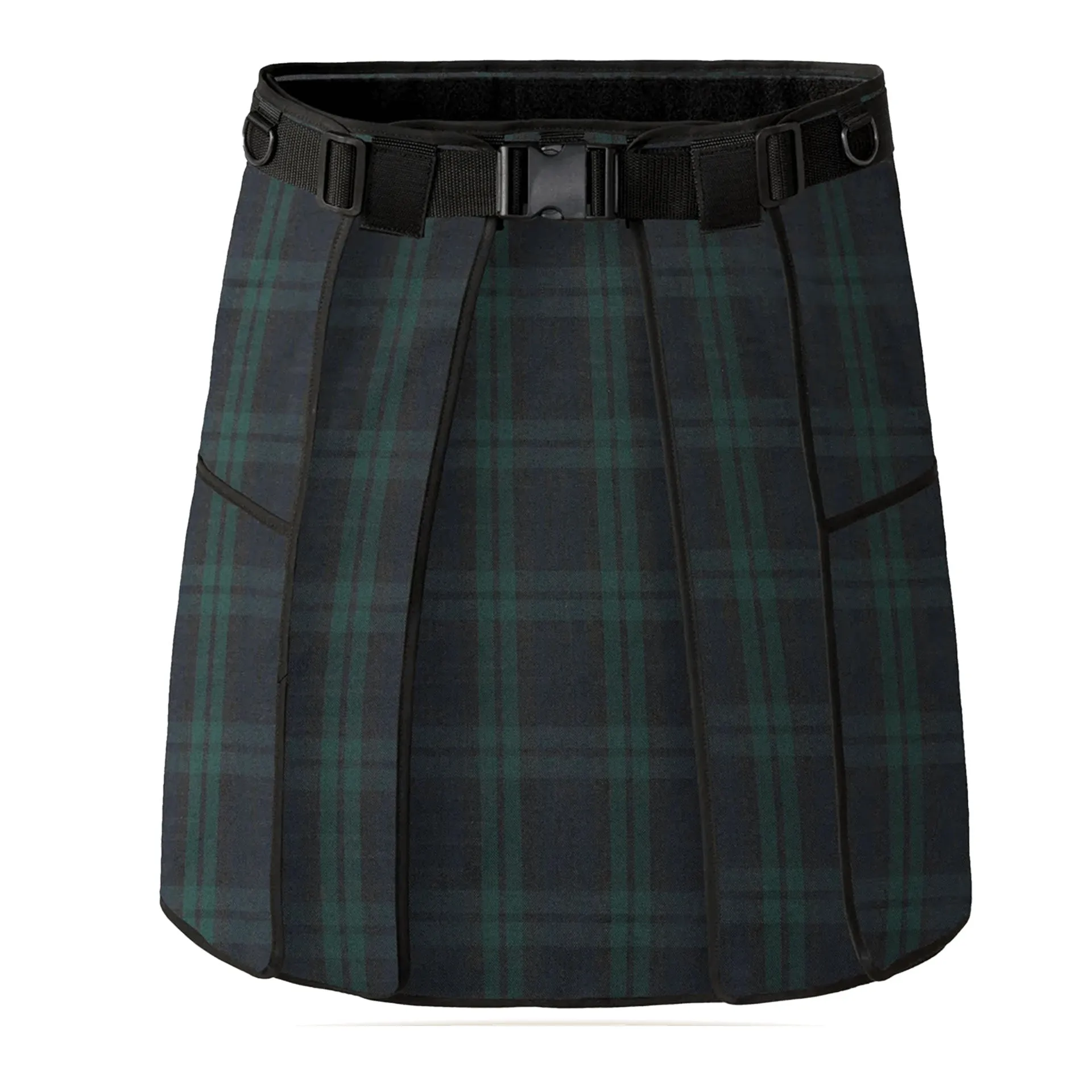 GRILLKILT | Grilling Apron with Bib| Black Watch Tartan