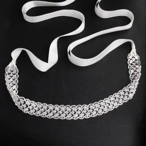 Hand-studded Sashes Wedding Dress Jewelry Brides Belt