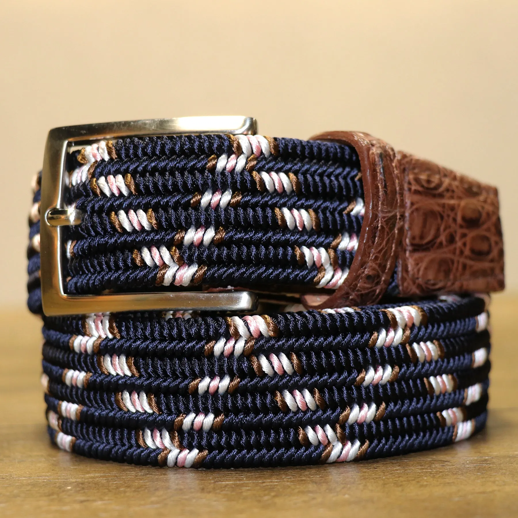 Hartford Patterned Stretch Belt