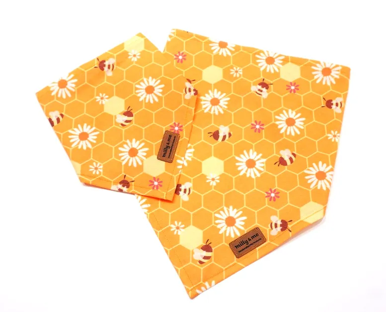 Honeycomb Bees - Pet Bandana