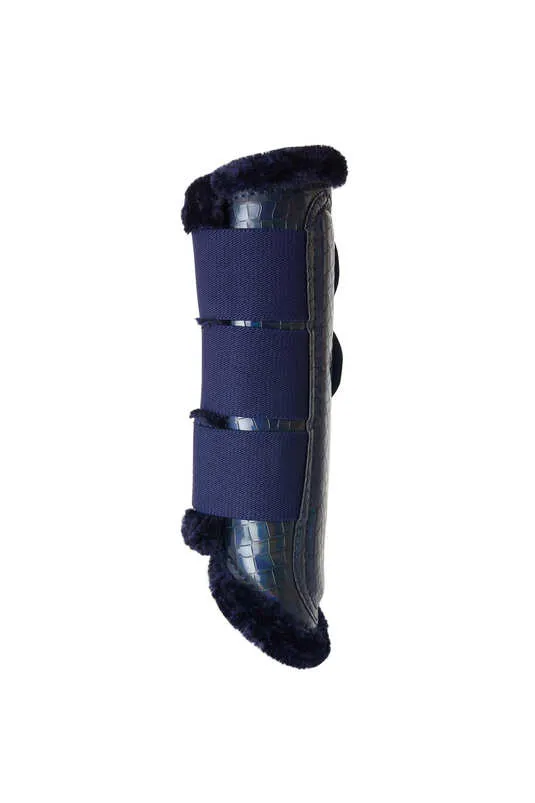 Horze Ice Water Holigram Brushing Boots Blue Depth