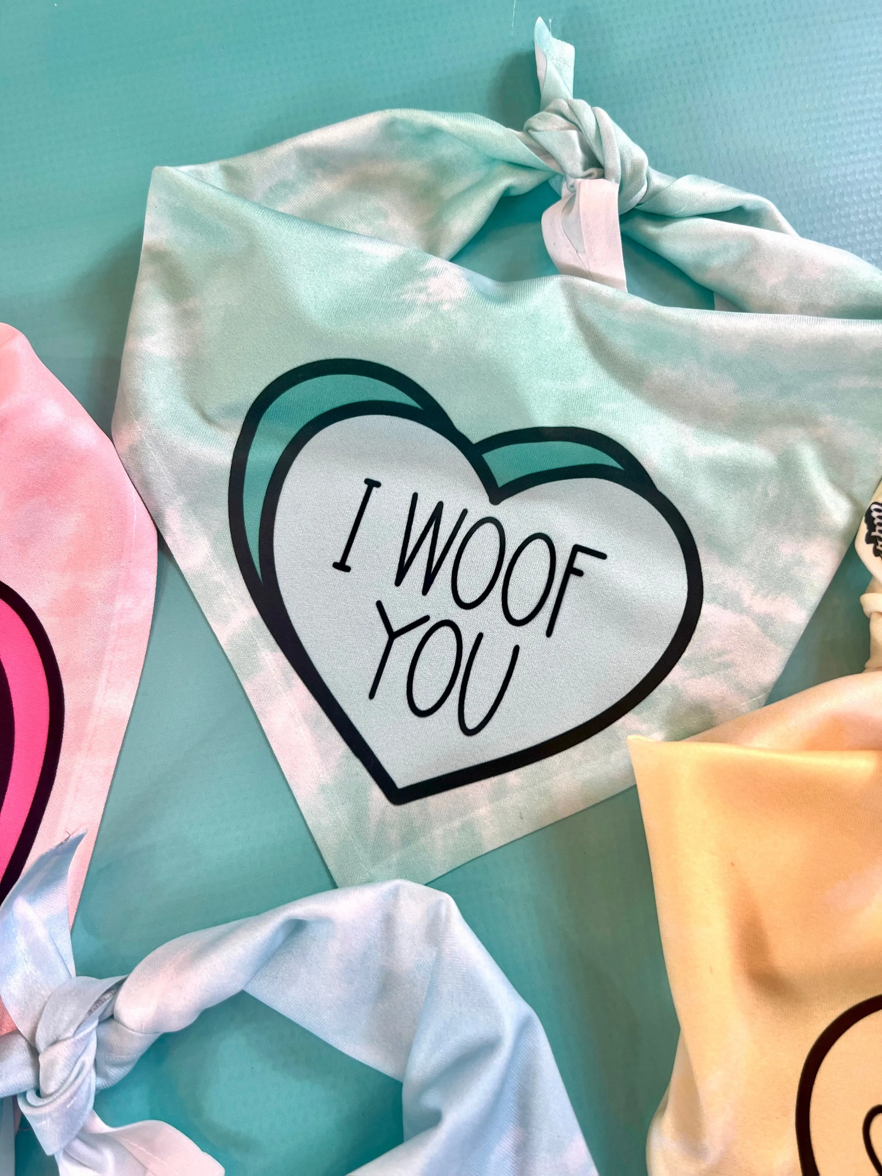 I Woof You | Convo Hearts Bandana