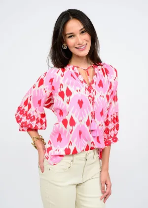 Ikat Your Heart Top