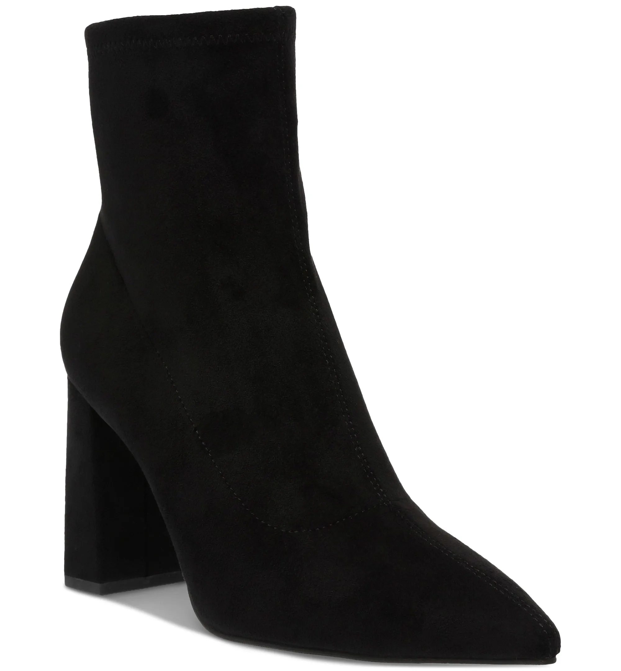 Iloise Pointed-Toe Block-Heel Dress Booties