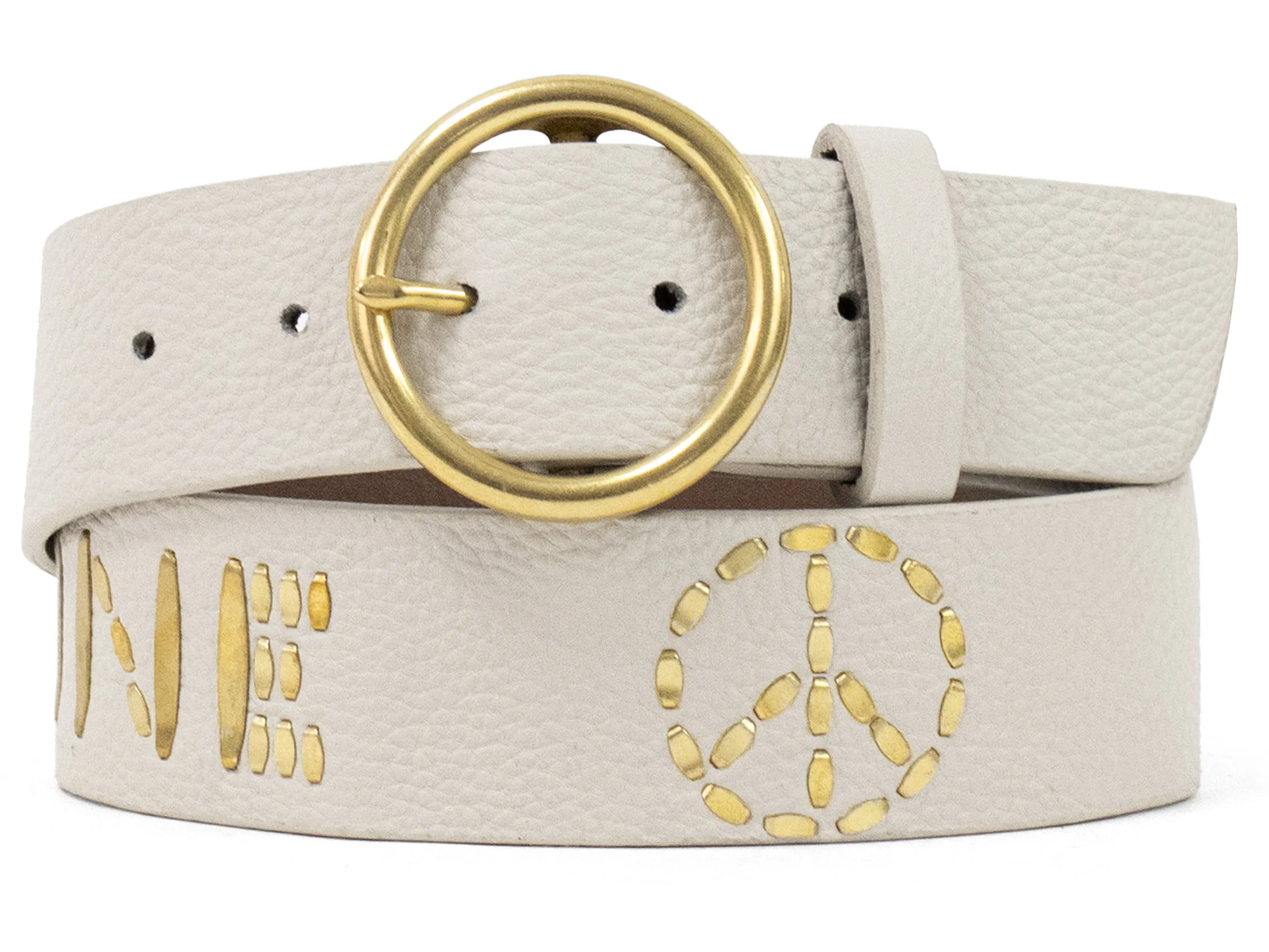 Imagine Peace Circle Buckle 1.75" Belt
