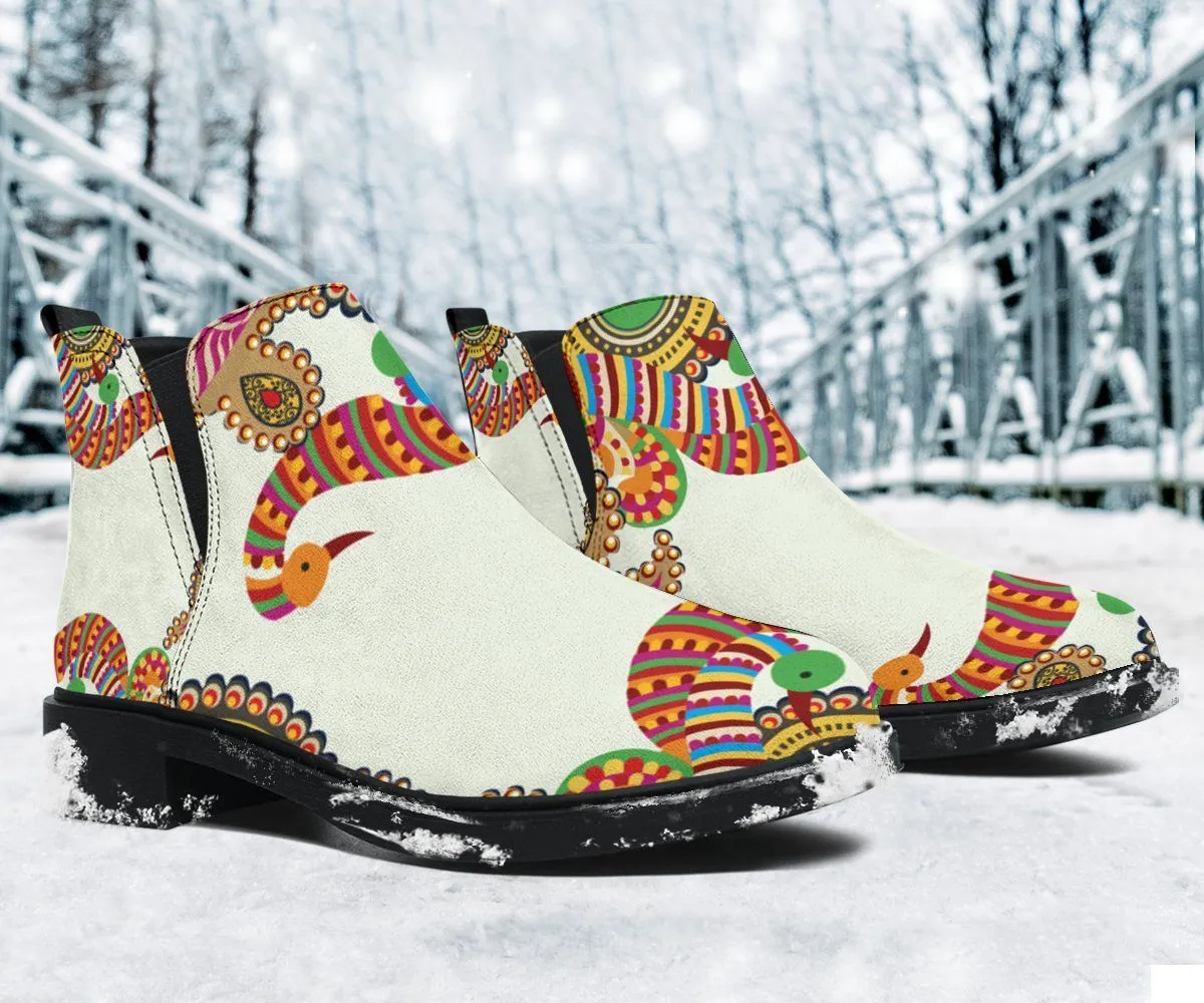 Indian Bird Fashion Boots