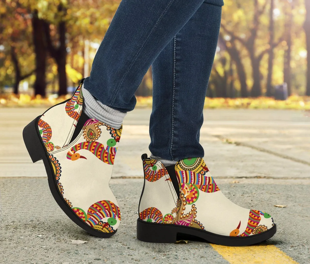 Indian Bird Fashion Boots